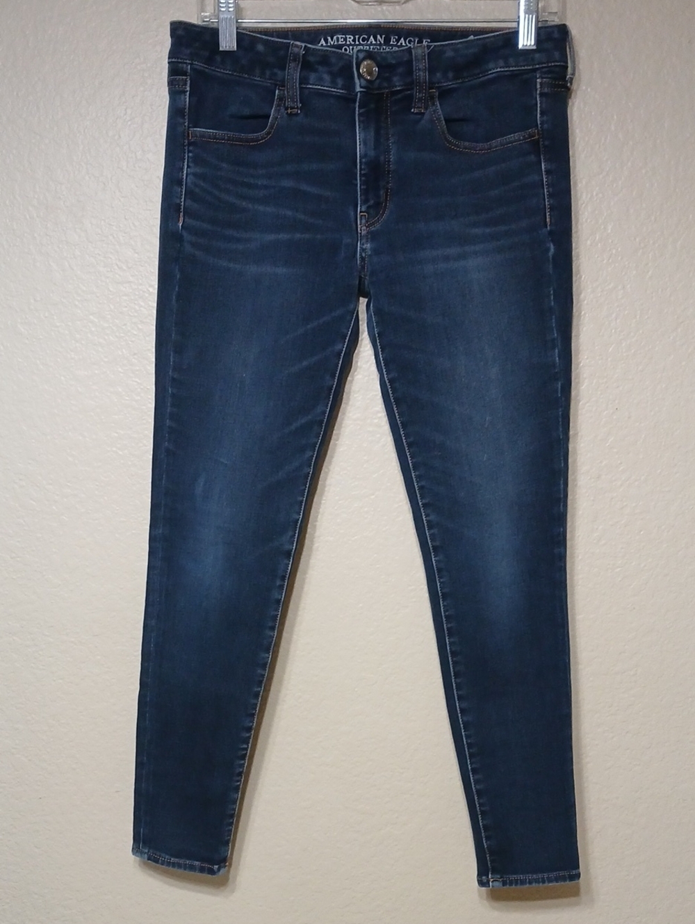 American Eagle Outfitters Women's Washed-Out Indigo Skinny Jeans
